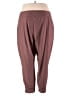 Active by Old Navy Solid Burgundy Casual Pants Size 3X - photo 2