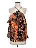 Ava & Aiden 100% Polyester Orange Sleeveless Blouse Size XS - photo 1
