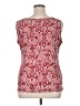 IMAN Red Sleeveless Blouse Size 1X - photo 2