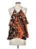 Ava & Aiden 100% Polyester Orange Sleeveless Blouse Size XS - photo 2