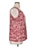 IMAN Red Sleeveless Blouse Size 1X - photo 4