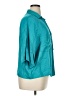 Primark Teal 3/4 Sleeve Button-Down Shirt Size 14 - photo 4