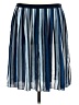 Tommy Hilfiger 100% Polyester Stripes Blue Casual Skirt Size 8 - photo 1