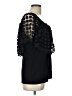 Thalia Sodi Black Short Sleeve Blouse Size L - photo 4