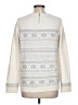 Talbots Print Ivory Pullover Sweater Size L - photo 2