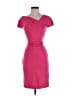 Escada Solid Pink Cocktail Dress Size EU 36 / US 6 - photo 1