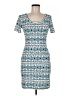 Mudd Print Teal Casual Dress Size M - photo 1