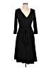 AB Studio Solid Black Casual Dress Size L - photo 1