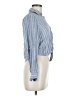 Indulge Blue Long Sleeve Blouse Size M - photo 4
