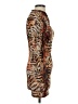 UNIF Animal Print Brown Cocktail Dress Size XS - photo 4