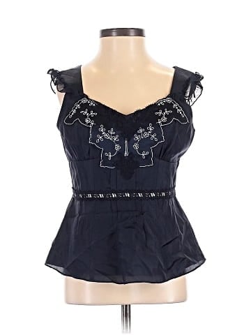 Nanette Lepore Sleeveless Silk Top (view 1)