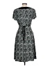 Connected Apparel Print Teal Cocktail Dress Size 10 - photo 2