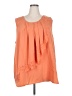 Roaman's 100% Polyester Orange Sleeveless Blouse Size 28 - photo 1
