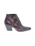 MICHAEL Michael Kors Animal Print Burgundy Ankle Boots Size 10 - photo 1
