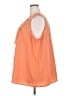 Roaman's 100% Polyester Orange Sleeveless Blouse Size 28 - photo 5