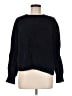 H&M 100% Polyester Solid Black Pullover Sweater Size M - photo 1