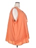 Roaman's 100% Polyester Orange Sleeveless Blouse Size 28 - photo 4
