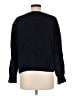 H&M 100% Polyester Solid Black Pullover Sweater Size M - photo 2