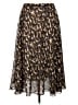 Coldwater Creek 100% Polyester Animal Print Brown Casual Skirt Size M - photo 1