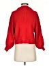 Line & Dot Solid Red Turtleneck Sweater Size S - photo 1