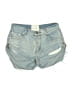 ONETEASPOON Blue Denim Shorts Size 25 waist - photo 1