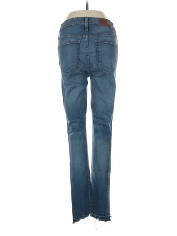 Madewell 10" High-Rise Skinny Jeans: Drop Step-Hem Edition (view 2)