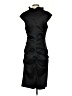 Xscape Solid Black Cocktail Dress Size S (estimated) - photo 2