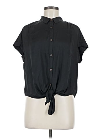 Rose + Olive Short Sleeve Blouse (view 1)