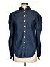 Veronica Beard Blue Long Sleeve Button-Down Shirt Size 4 - photo 1