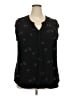 Daniel Rainn Black Sleeveless Blouse Size 3X - photo 1