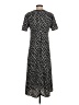 MNG Polka Dots Black Casual Dress Size 2 - photo 2