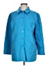 St. John Sport Blue Raincoat Size L - photo 1