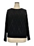 Chico's Stars Black Pullover Sweater Size XXL (4) - photo 1