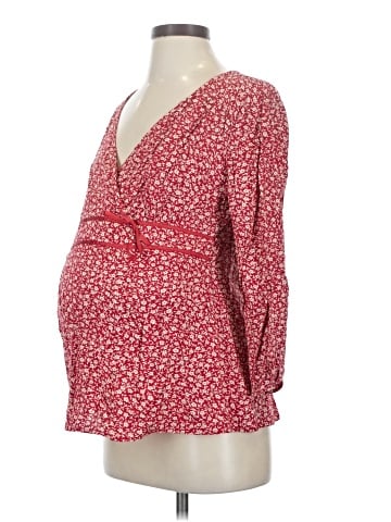 Motherhood Long Sleeve Blouse (view 1)