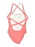 Calvin Klein Solid Pink One Piece Swimsuit Size 3 - photo 2
