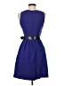 Theory Solid Blue Casual Dress Size 4 - photo 2