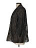 AKRIS 100% Polyester Black Kimono Size 12 - photo 5