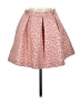French Connection Hearts Pink Formal Skirt Size 6 - photo 1