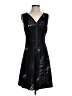 T Tahari 100% Polyester Graphic Black Cocktail Dress Size 4 - photo 1