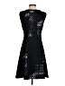 T Tahari 100% Polyester Graphic Black Cocktail Dress Size 4 - photo 2
