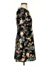 Ann Taylor LOFT Paisley Black Casual Dress Size 2 Petite - photo 4