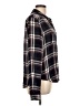 Paige 100% Viscose Plaid Black Long Sleeve Button-Down Shirt Size L - photo 4