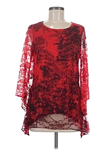 Brittany Black 3/4 Sleeve Blouse (view 1)