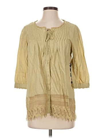 Comme Toi 3/4 Sleeve Blouse (view 1)