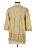Comme Toi Tan 3/4 Sleeve Blouse Size S - photo 2