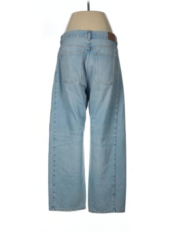 Madewell Pieced Barrel-Leg Jeans in Foster Wash (view 2)