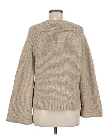 Madewell Flecked Wide-Sleeve Pullover Sweater (view 2)