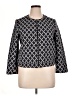 Ann Taylor Argyle Black Jacket Size 14 - photo 1