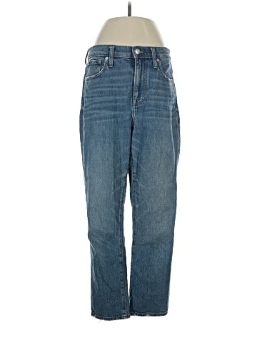 Madewell The High-Rise Slim Boyjean in Lavern Wash (view 1)