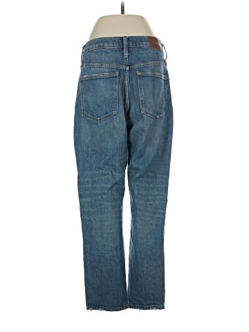 Madewell The High-Rise Slim Boyjean in Lavern Wash (view 2)